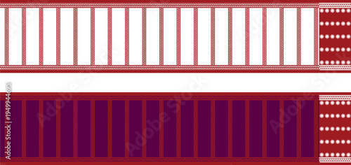 saree design illustration , puja saree, white saree with red border