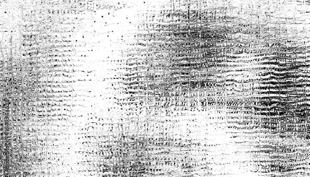 Fototapeta premium Grid spotted pattern. Abstract grunge halftone lined texture. Distressed uneven grunge background. Abstract overlay illustration. Overlay to create interesting effect