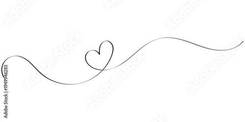  Solo line heart shape on white background. Romantic, valentine love icon set. Doodle hand drawn heart- continuous line icon. Isolated modern hand drawn doodle love icon. EPS 10. 