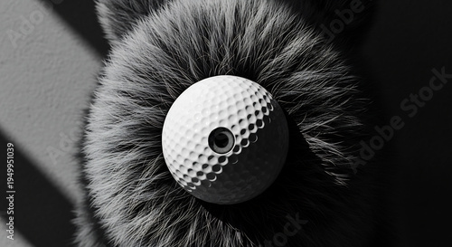 毛皮の目, 球が輝く