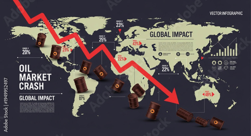 Oil Market Crash Global Impact - Economic Downturn and Global Market Instability.