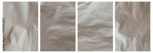 Paper texture vector with crumpled background dented and craft kraft realistic. Abstract sheet vellum with canvas craft paper broken and brown effect tattered. Book retro paper with carton.