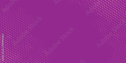 Abstract Magenta and Purple Halftone Dot Pattern Background