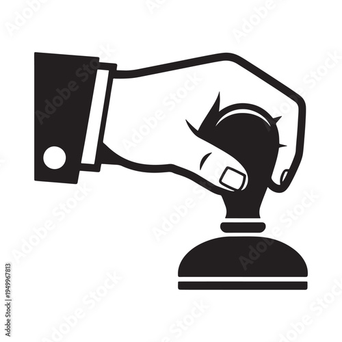 A hand firmly grasping a black chess piece symbolizing control and strategy