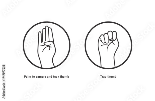 The simple hand signal that lets people know you're in danger