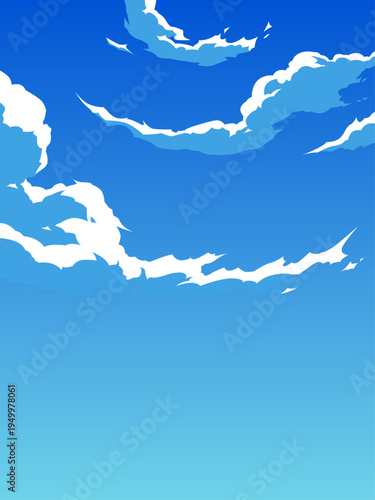 blue sky cloud view background