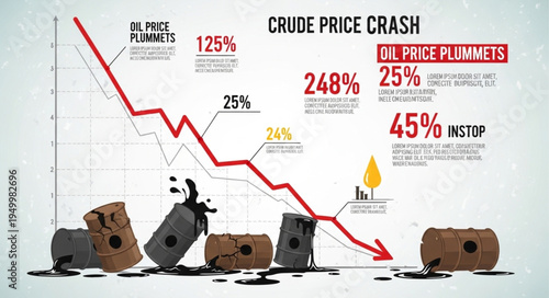 Crude Oil Price Crash - Dramatic Decline and Market Instability.