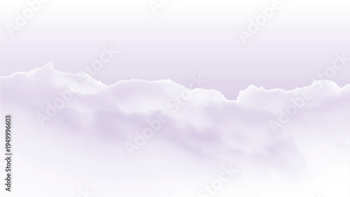 Serene pastel mountain landscape vector, desktop wallpaper