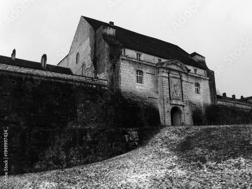 Old citadel in Besancon in France