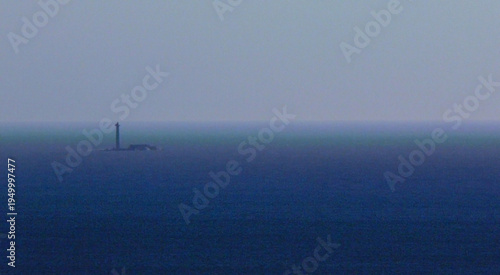 Blue ocean as seen from Marseille