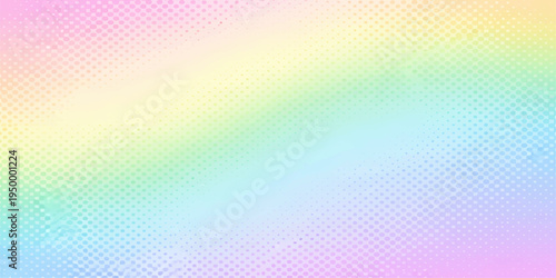 An abstract rainbow background features a colorful geometric pattern with blurred lines and a vibrant spectrum gradient to create a bright vector illustration for a seamless wallpaper design