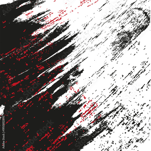 Expressive brushstroke. A broad brushstroke with jagged edges and a hand painted effect. Conveying energy, emotion, and creative freedom in design.