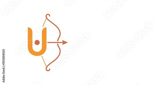 Happy Ram Navami Lord Ram Portrait with Mandala Frame Hindu Festival Greeting Banner White Background
