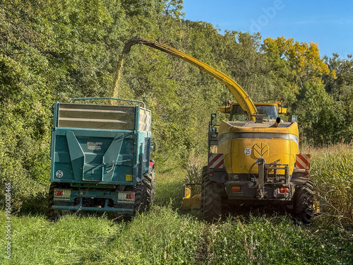 récolte de foin Aveyron Severac le chateau