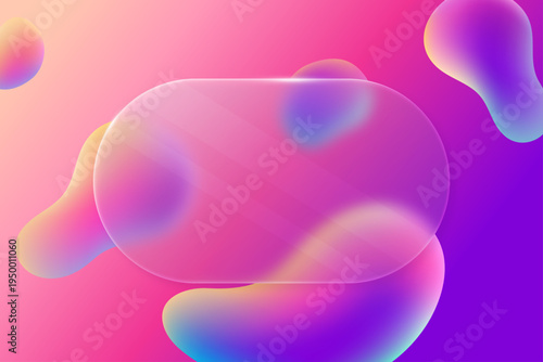 gradient glass morphism