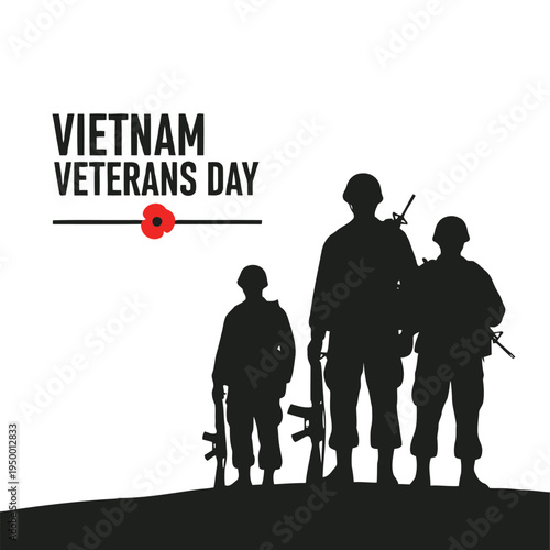 Soldiers standing vigil on a hill, commemorating Veterans Day with solemn reflection.