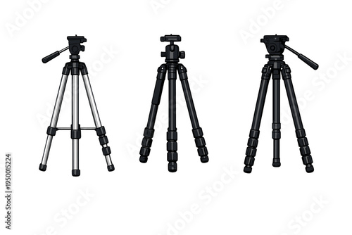 Vector illustration featuring a collection of three professional