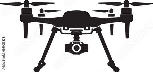 Drone Silhouette — focused on high-contrast, minimalist drone silhouettes. drone logo vector — good for minimalist or logo-style silhouettes.	