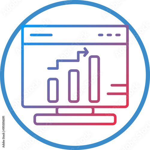 Page Traffic Line Icon Style