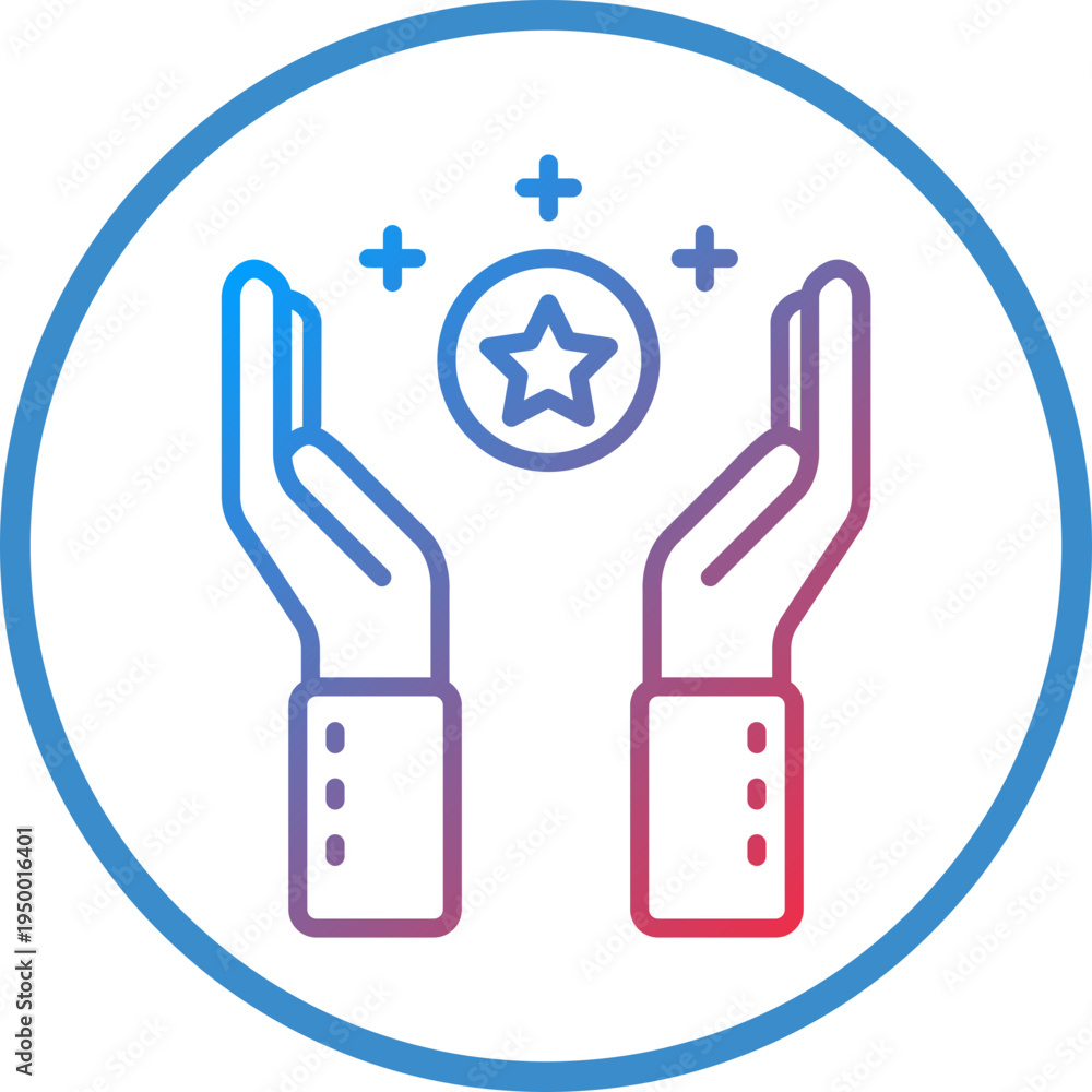 Obraz premium Branding Line Icon Style