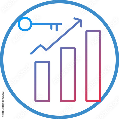 Rank Keywords Line Icon Style