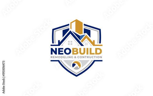 Illustration vector graphic of remodeling and construction, home repair and Building renovation logo design template