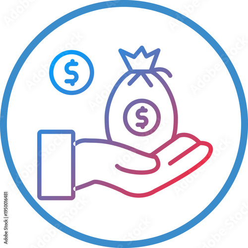 Loan Line Icon Style