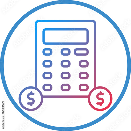 Budget Line Icon Style