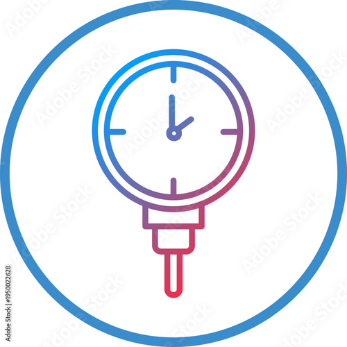 Gauge Line Icon Style