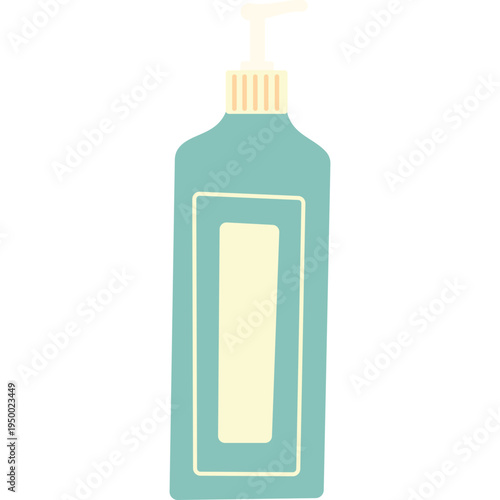 Teal water bottle icon for school hydration, healthy drinks, lunch time, sports activities, wellness programs, or student health and refreshment needs in classrooms.