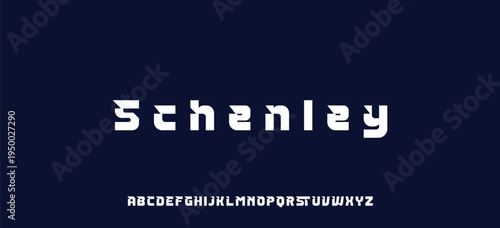 Abstract modern urban alphabet fonts. Typography sport, technology, fashion, digital, future creative logo font. vector illustration