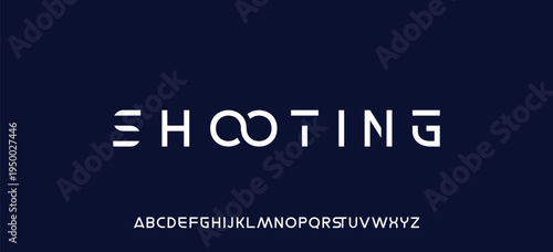 Abstract modern urban alphabet fonts. Typography sport, technology, fashion, digital, future creative logo font. vector illustration