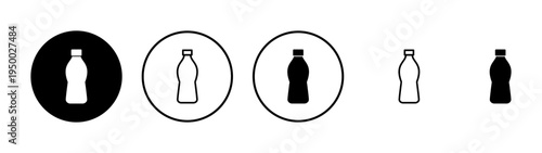 Bottle icon vector. bottle sign and symbol