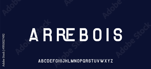 Abstract modern urban alphabet fonts. Typography sport, technology, fashion, digital, future creative logo font. vector illustration