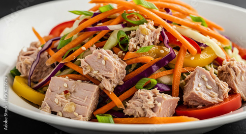 Vibrant Tuna and Vegetable Salad