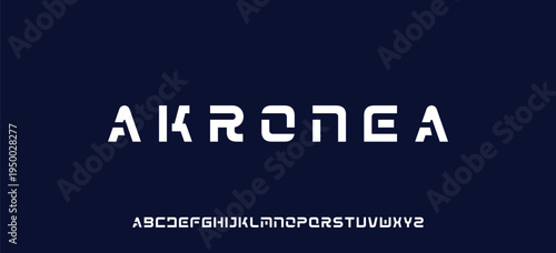 Abstract modern urban alphabet fonts. Typography sport, technology, fashion, digital, future creative logo font. vector illustration