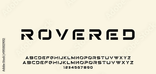 Abstract modern urban alphabet fonts. Typography sport, technology, fashion, digital, future creative logo font. vector illustration