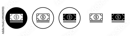 Money icon vector. Money sign and symbol