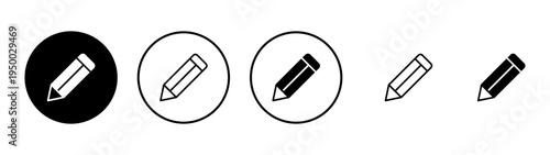 Pencil icon vector. pen sign and symbol. edit icon vector