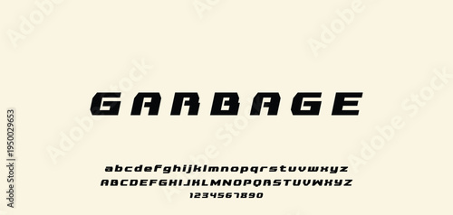 Abstract modern urban alphabet fonts. Typography sport, technology, fashion, digital, future creative logo font. vector illustration