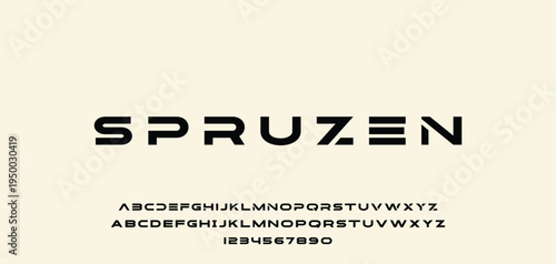 Abstract modern urban alphabet fonts. Typography sport, technology, fashion, digital, future creative logo font. vector illustration