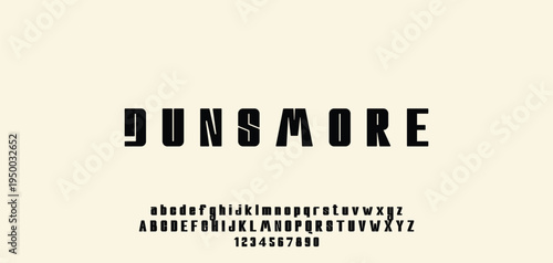 Abstract modern urban alphabet fonts. Typography sport, technology, fashion, digital, future creative logo font. vector illustration