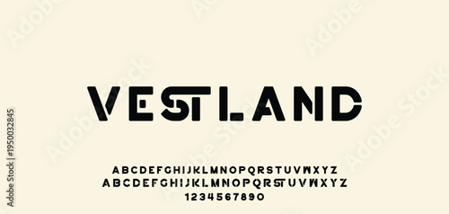 Abstract modern urban alphabet fonts. Typography sport, technology, fashion, digital, future creative logo font. vector illustration