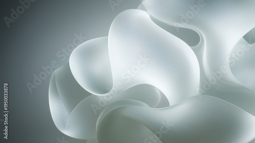 Liquid glass in the form of white smoke