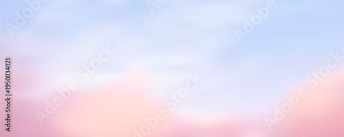 Beautiful sky at sunset with pink and orange clouds creating a stunning gradient background perfect for summer evening designs and seasonal illustrations.