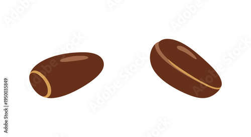 Sun Dried Tomato Pesto Line clean vivid abstract color illustration