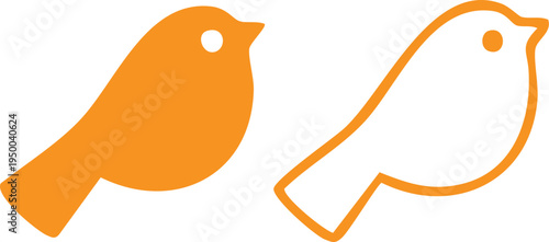 Flying Bird Icons Set, Bird Silhouette Icons Collection, Minimal Bird Vector Icons , Bird Logo Icons Set, Black Bird Silhouette Vector Set