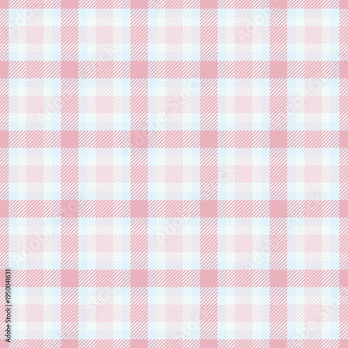 Professional tartan texture seamless, room textile vector pattern. Customize plaid fabric check background in light and white colors.