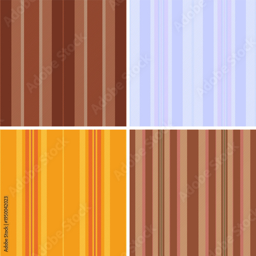 Timeless striped pattern pack for multipurpose use. Classic lines designs adapt print and web. Vector quality remains stable.