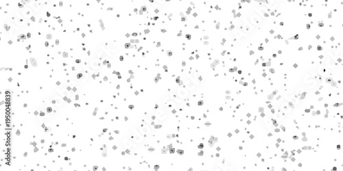 black and white paint on distressed overlay texture grass on ground vector. Terrazzo tiles mosaic pattern.